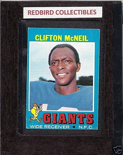 1971 Topps #15 Clifton McNeil GIANTS  VG/EX  