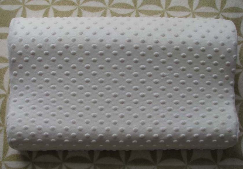 New Contour Memory Foam Pillow W./ soft Pillowcase  