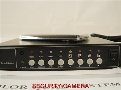 3pcs 4 Ch Security Video Camera QUAD Switch Switcher  