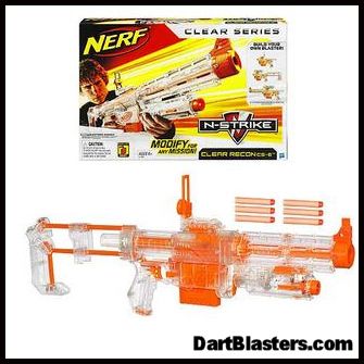 Nerf Gun   HTF Clear Recon CS6   Ships International  