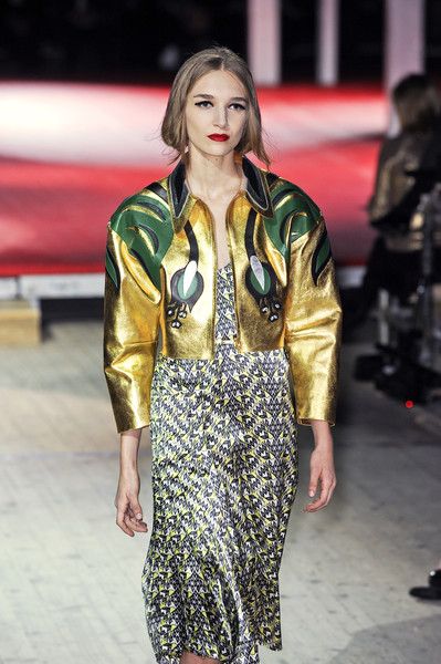 MIU MIU/Prada S/S 2011 RUNWAY Satin Diamond Print Sleeveless Dress 