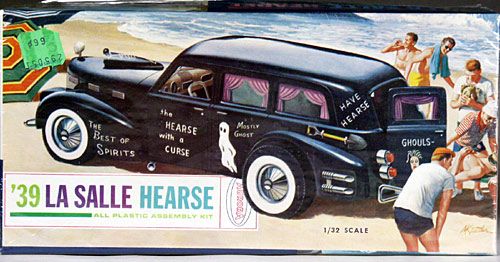 Aurora 1939 La Salle Hearse, 1/32 Scale  