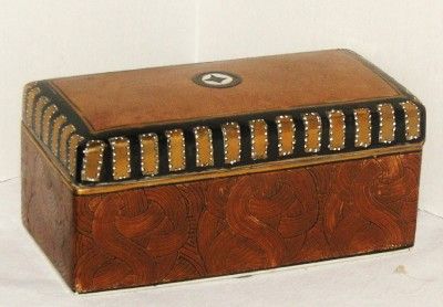 Decorative Asian Glazed Ceramic Box Kinder Harris  