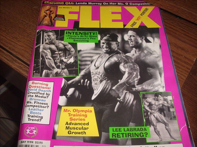 Flex Magazine May 1994 Lee Labrada Retiring?  