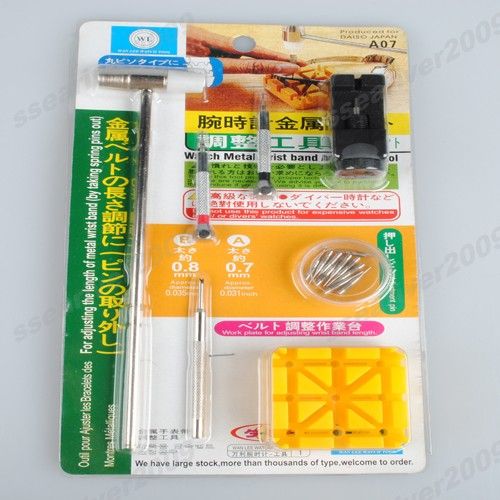 Pieces Watch Repair Tool Kit Set Pin Strap Remover  