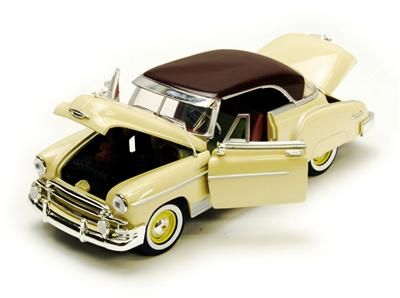 1950 Chevy Bel Air Hard Top   124 Scale Diecast Model   Yellow 