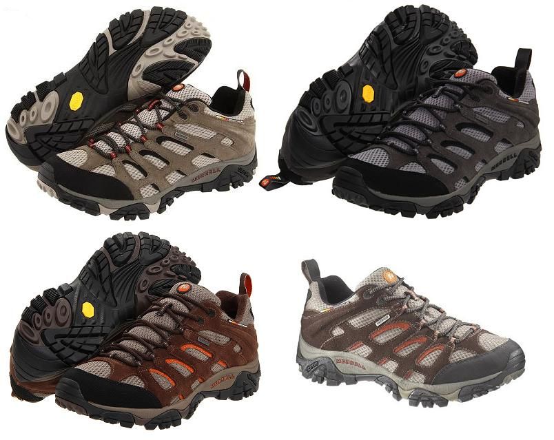 MERRELL MOAB WATERPROOF MEN LACE UP SHOES ALL SIZES  