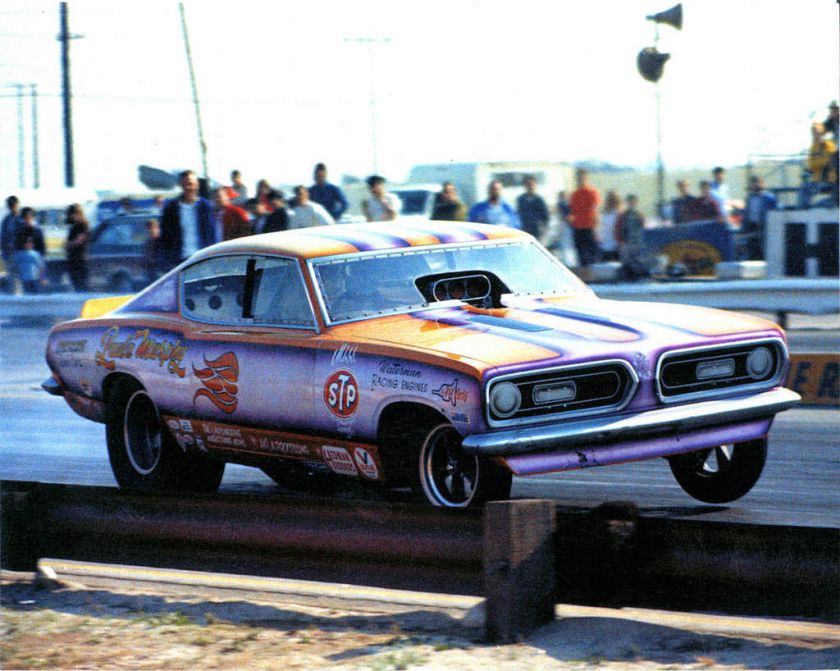   STP Paula Murphy 69 Plymouth Cuda NITRO Funny Car PHOTO  