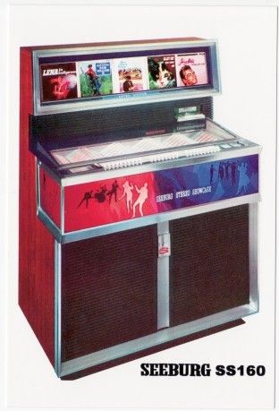 Postcard SEEBURG Stereo Showcase SS160 JUKE BOX  