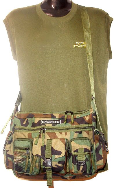 ENGINEER Tool Bag ARMY/Mechanic/Engineering w/Patch 05C  