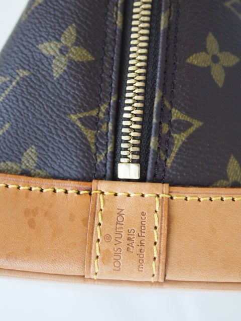 LOUIS VUITTON Alma MM Monogram Brown Handbag LOUIS VUITTON PARIS 