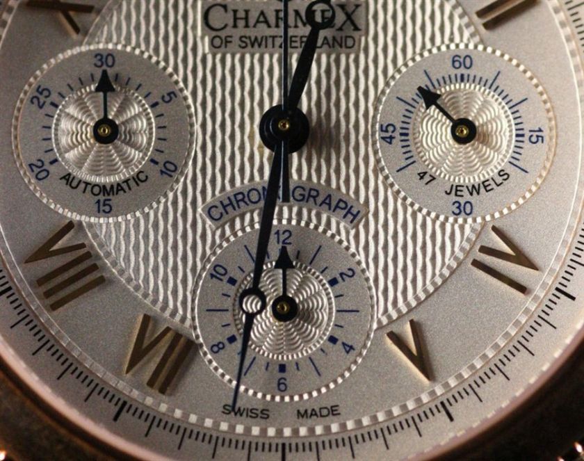 CHARMEX OF SWITZERLAND JUBILE COLLECTION CHRONOGRAPH RRP £3,500 