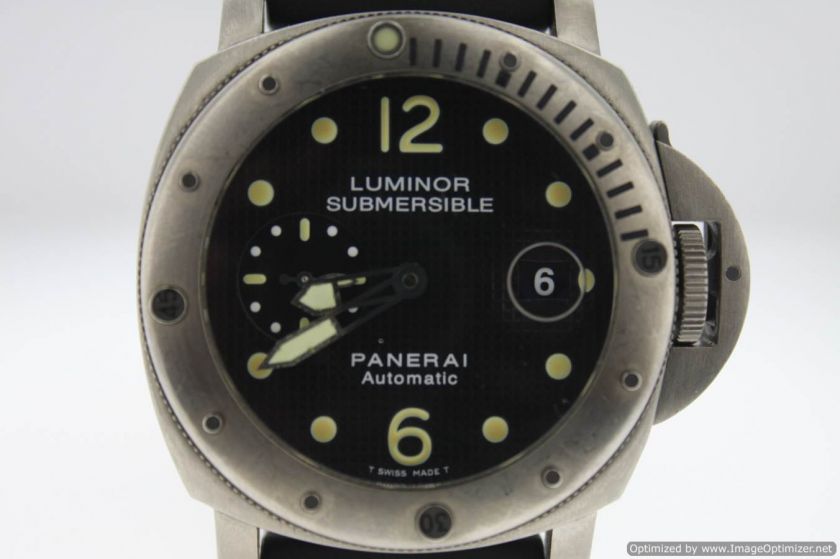 PANERAI TITANIUM SUBMERSIBLE WATCH  