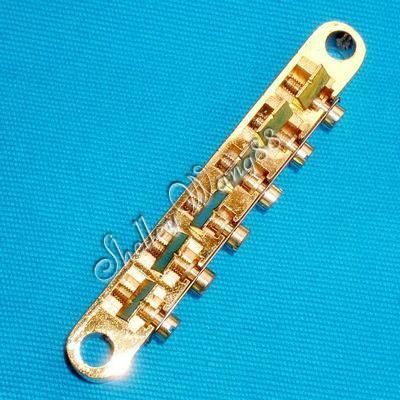 Regular Saddle Bridge for Guitar Bridge Gold