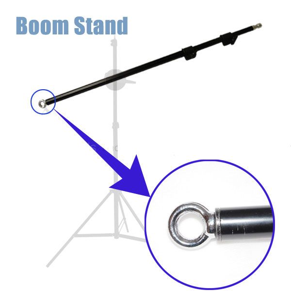 Pro Heavy Duty Photo Video Combo BOOM & Light Stand  