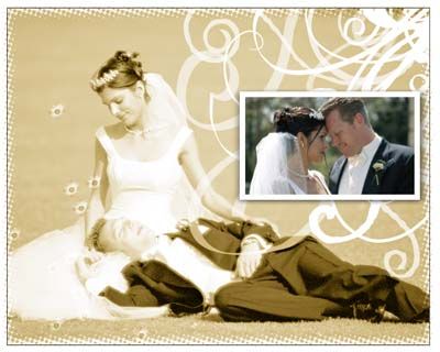 MultiLayered PSD Wedding Album Templates 4 Photoshop V3  