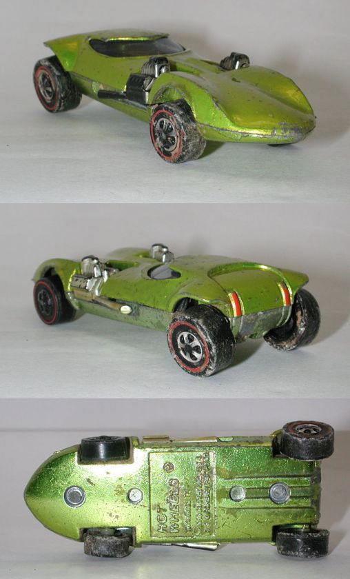 Redline Hotwheels 1969 Lime Twinmill  