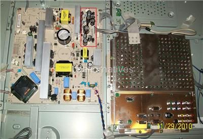 Repair Kit, LG 42LC7D UB, LCD TV, Capacitors  