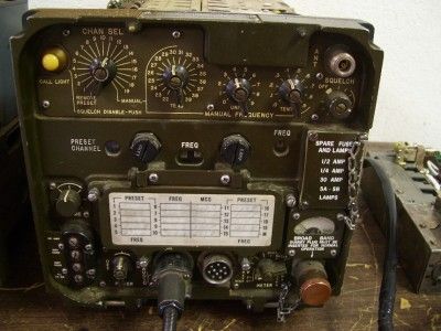   Military Receiver/ Transceiver RT 441B & PP 1494 U Power supply & Amp