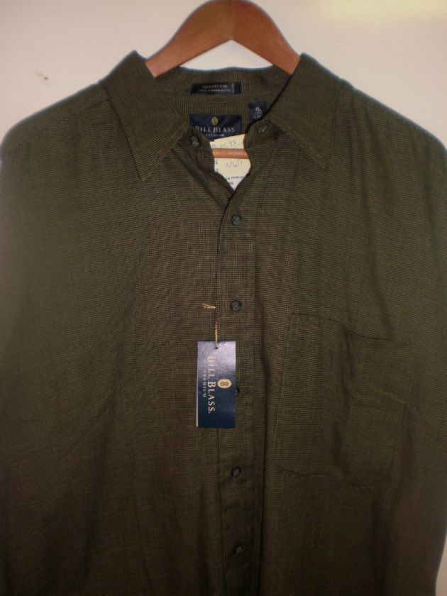 MENS CASUAL XL BILL BLASS DRESS SHIRT  