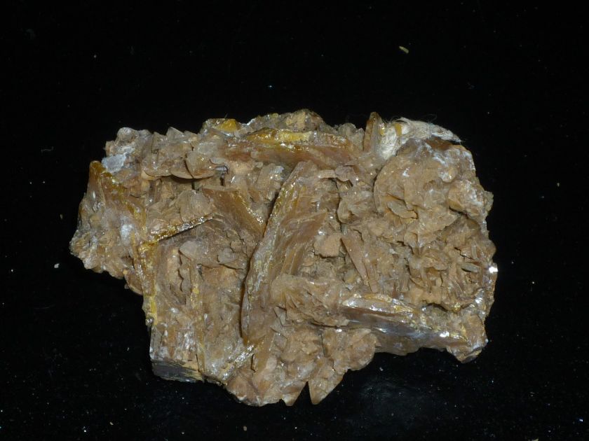 Gypsum Selenite Toffee Brown Shiny Brittle Arizona  