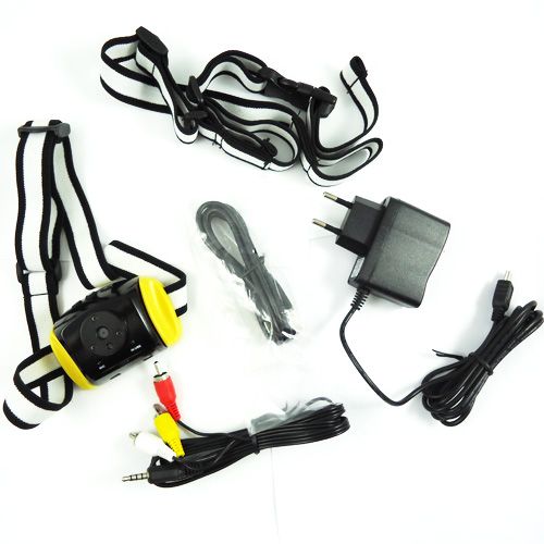Waterproof Wireless Head Mount Diving Camera Recorder DVR Headcam R 