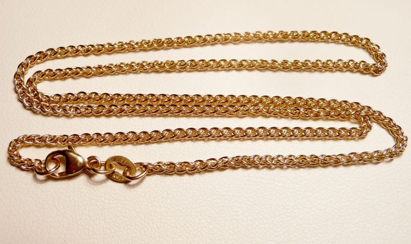 James Avery 14K 16 Inch Spiga Chain  