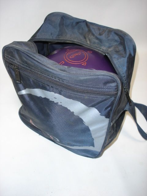 F19   Ebonite Gyro Purple Retro Bowling Ball with Ebonite Bag  