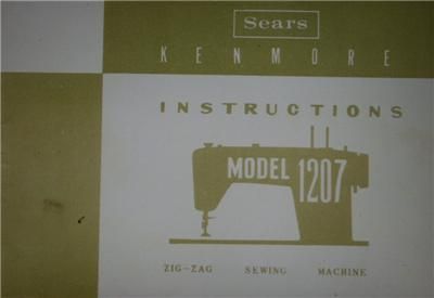 Kenmore 148.12070 Sewing Machine Instruction Manual CD  