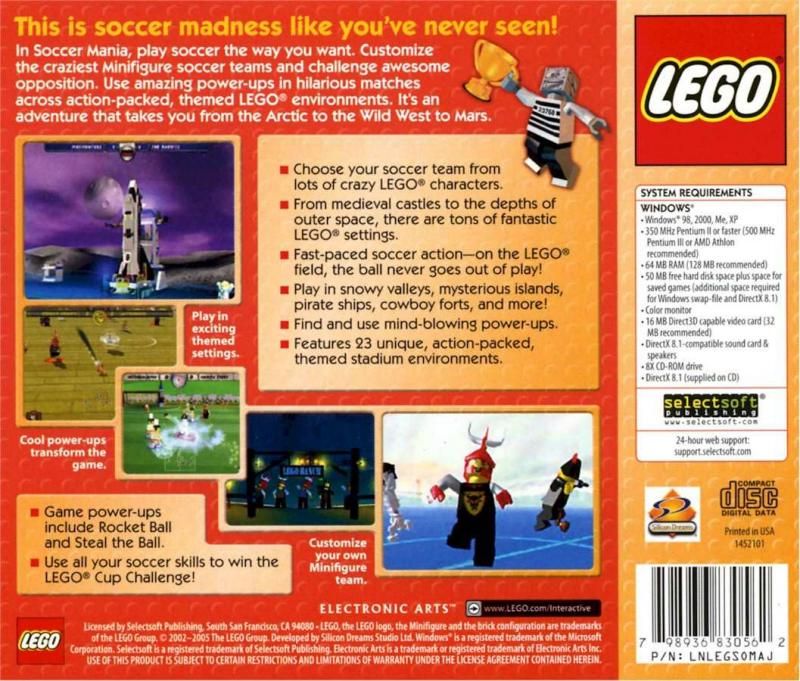 Brand New PC Video Game LEGO SOCCER MANIA  