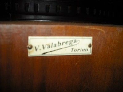   OF SIGNED VALABREGA ITALIAN VINTAGE ANTIQUE DESIGNER CABINETS  