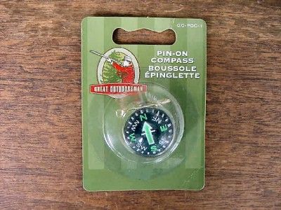 South Bend Great Outdoorsman Pin On Ball Compass  