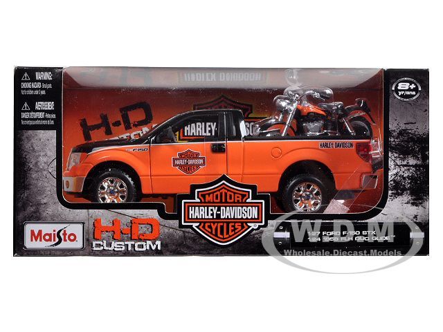   new diecast model car of 2010 ford f 150 stx harley davidson 1 27 and