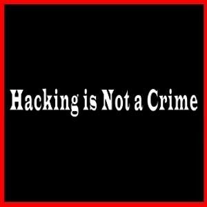 HACKING IS NOT A CRIME (Linux Hack UNIX Hacker) T SHIRT  