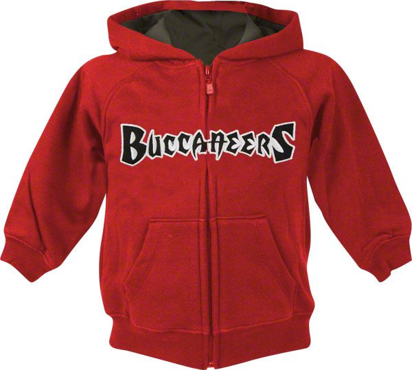 Tampa Bay Buccaneers Youth Sportsman Full Zip Fleece Hooded Sweatshirt 