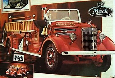 1948 MACK CHRISTMAS PUMPER COA 132 FIRE ENGINE ~ RARE  