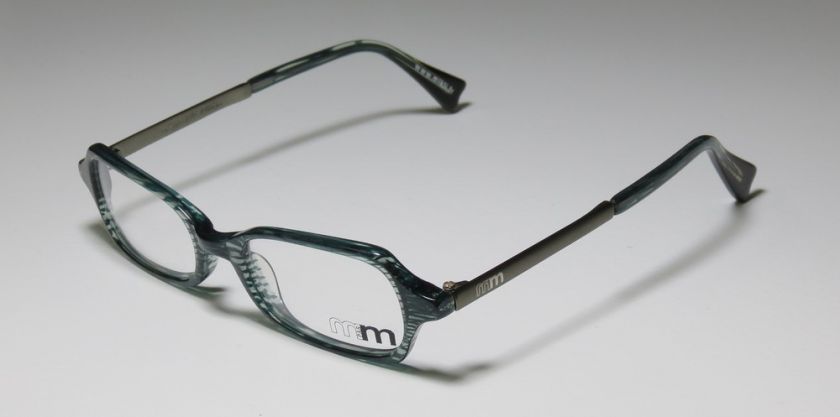   MIKLI 123 TEAL/GRAY OPHTHALMIC VISION CARE EYEGLASS/GLASSES/FRAMES HIP