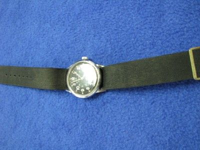 Waltham 24 Mens Vintage Watch Incabloc Black Dial  