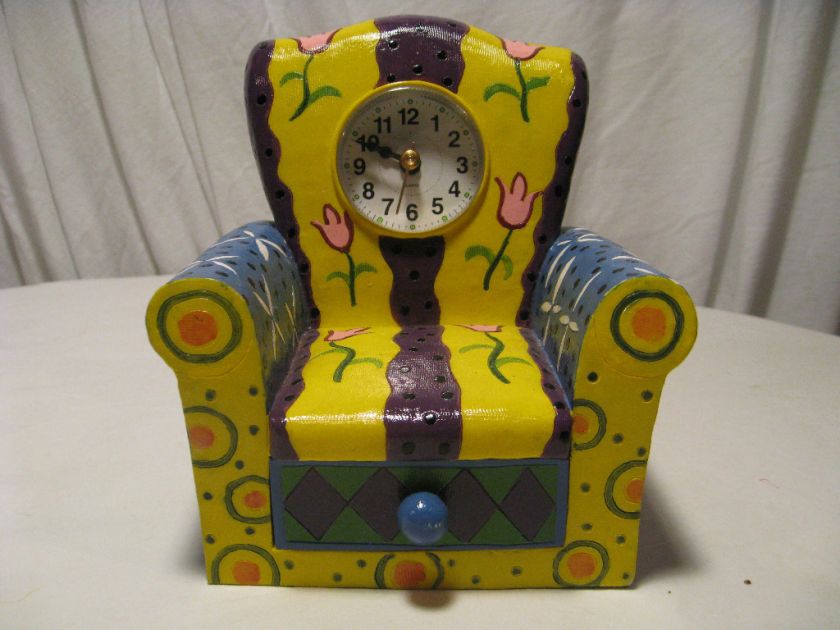 Carnaby Collection Seymour Mann Pottery Clock Comfy Chair look 