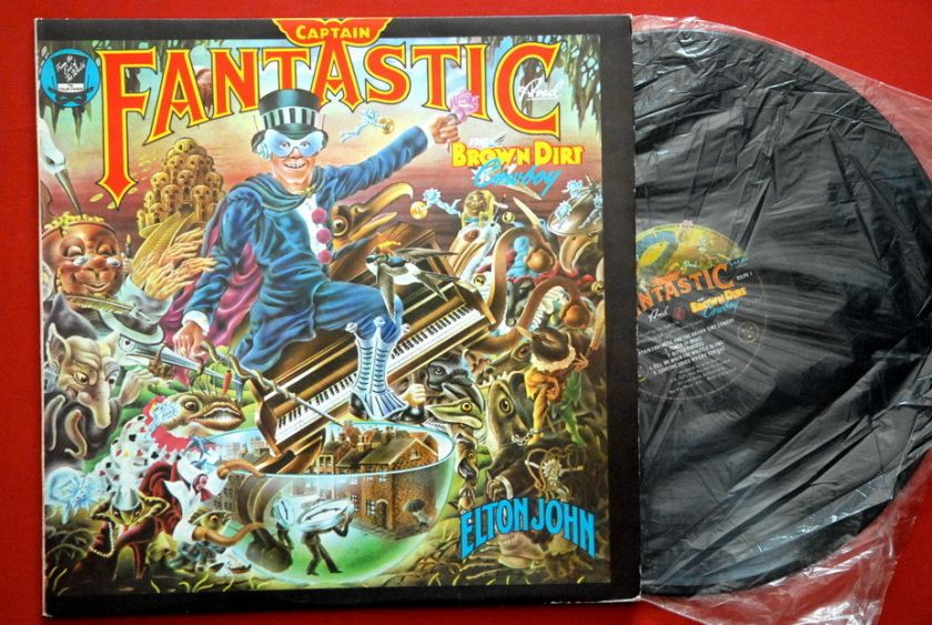 ELTON JOHN CAPTAIN FANTASTIC EXYU PRESSING EX LP  