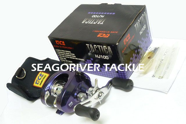 CARRETE DE LA PESCA BAITCASTING DE TICA TACTICA (HJ100 NUEVO EN CAJA 