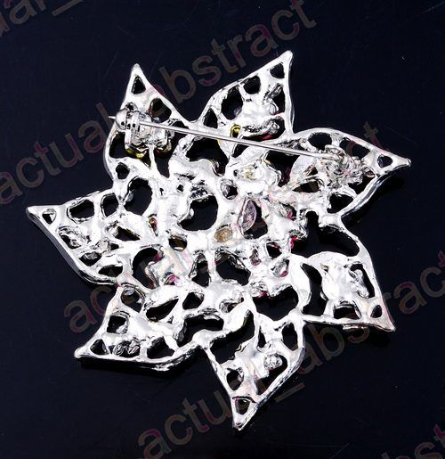 FREE FLOWER 6Xbrooch pin W Swarovski Crystal wholesale  