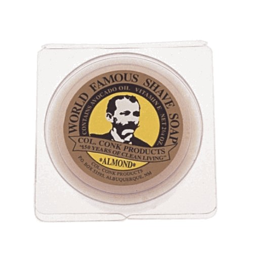 Pack of Colonel Conk Almond Shaving Soap 2.25oz Each  