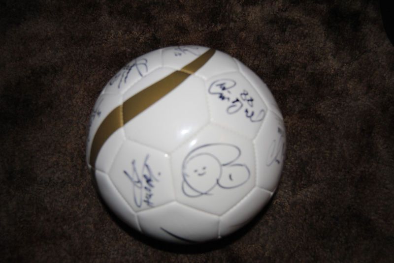 KANSAS CITY SPORTING SIGNED 2011 NIKE SOCCER BALL  