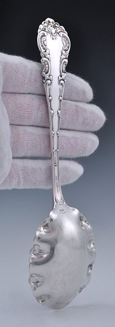 Nice Sterling J.B. & S.M. Knowles Apollo Serving Spoon  