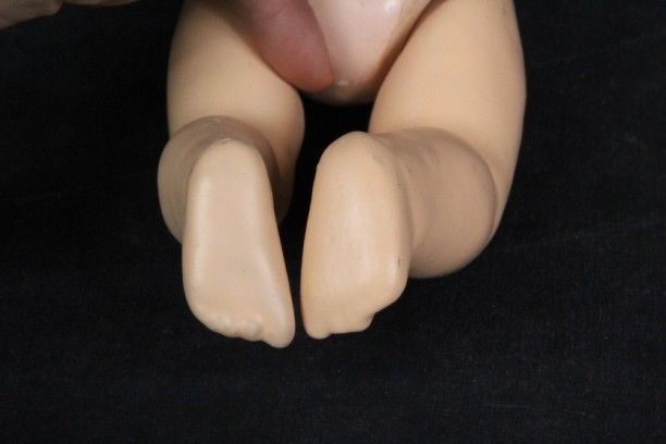 L228 ANTIQUE BISQUE SOCKET HEAD COMPOSITION BODY BABY DOLL  