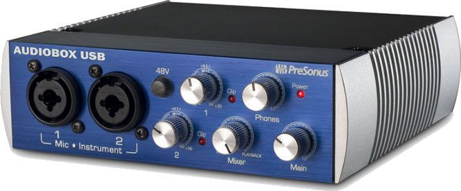 PreSonus AudioBox Mac PC USB Interface w/Studio One  