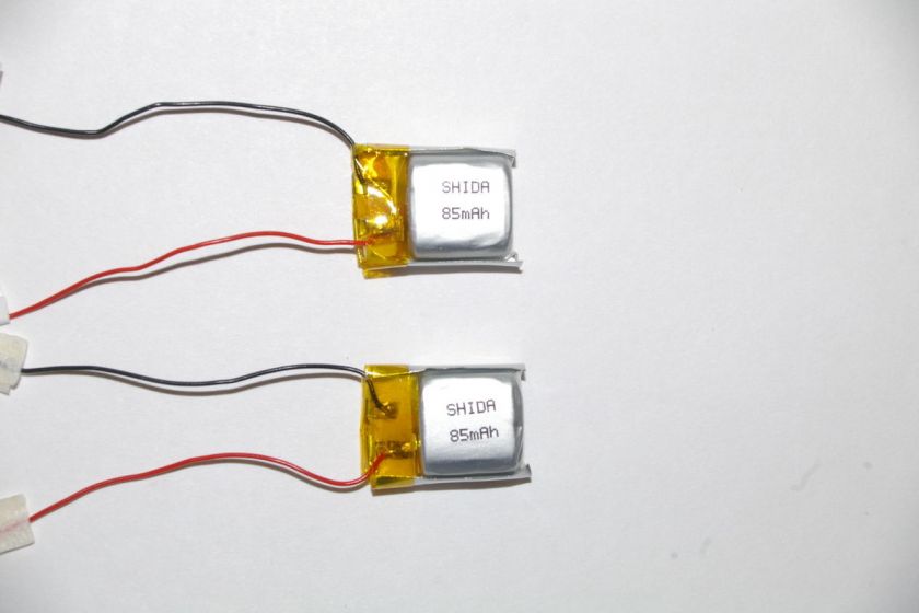 x2 LiPo Battery Replacement for Hawk Talon RC Helicopter 3.7v 85mAh 