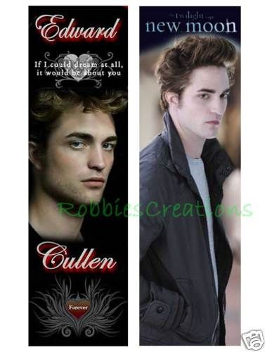 EDWARD NEW MOON BOOKMARK TWILIGHT Book Poster Bella DVD  