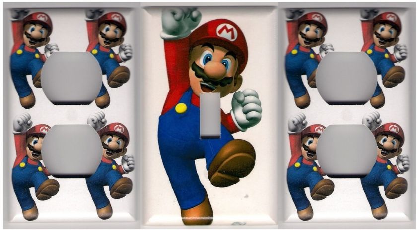 Super Mario Bros Decorative Light Switch & Outlet set  